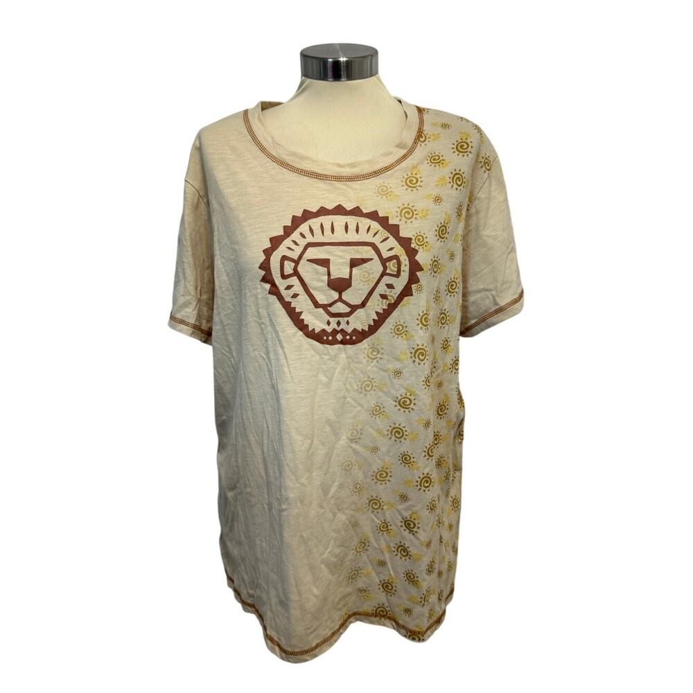 Disney Parks The Lion King Simba Art Classic Design T-Shirt XXL Animal Kingdom